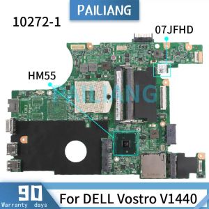 Placa -mãe para Dell Vostro V1440 1440 Laptop placa -mãe CN07JFHD 07JFHD 102721 HM57 DDR3 Notebook PrainBoard testado completo testado