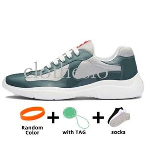 Top Designer Americas Cup Cup Americas Cup Sapatos casuais Casual Runner Mulheres Low Top Sneakers Sapatos Homens Men Borracha Sole Fabric Patente Couro atacado Treinador de desconto 314