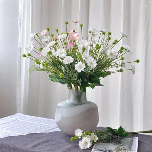 Dekorative Blumen 60 cm künstliche handgebundene Sangge Blumenbündel Hochzeit Dekoration und Arrangement