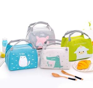 Storage Bags 2021 Cartoon Cute Lunch Bag For Women Girl Kids Thermal Insulated Box Tote Picnic Milk Bottle2247995