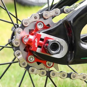 Folding Bicycle Single Speed Chain Tensioner Bike Fixed Gear Aluminum Alloy CNC Chain Adjuster Cycling Replacement Accessories