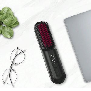 Brushes Wireless Hair Straightening Comb Negative Ions The Portable Electric Comb Straight Clip Antistatic Ionic Hair Brush Hot Bush