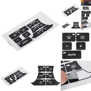 卸売車エア - コンディショニングパネルボタンステッカーのリノベーションアウディA3 8p 2003-2012インテリアアクセサリーのための修理デカール