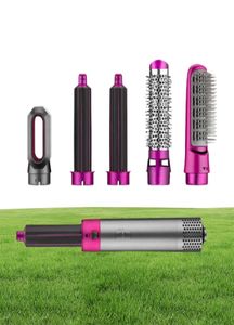 Air Styler 5 In1 Electric Blow Dryer Comb Curling Wand Detachable Brush Kit Negative Ion Hair Curler Straightener Ecelp285j1110631