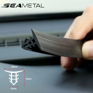 SEAMETAL 1.6m Car Dashboard Seal Strip Front Windshield Interior Gap Weatherstrip Stickers Soundproof Shockproof Sealing Strips