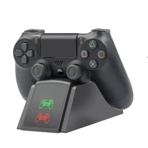 PlayStation4の充電器充電器ワイヤレスコントローラータイプUSB PS4ジョイスティックゲームパッド用のデュアル高速充電ドックステーション