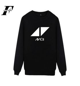 DJ Avicii Streetwear Hoodies Oneck Men Pint Capless Sweetshirt 2017 Men múrios Capuzes homens roupas mais tamanho302q4481594