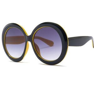 2019 Yeni Kadınlar Büyük Boy Yuvarlak Güneş Gözlüğü Moda Marka Tasarımcısı Güneş Gözlükleri Kadınlar Vintage Gölgeler Gözlük UV400 W85282T