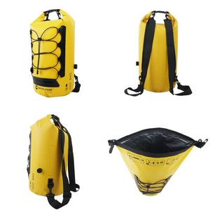 20L Wodoodporny plecak sucha torba z końcowym zamykaniem pływającym suchym plecakiem do śledzenia rzeki rafting kajakarstwo