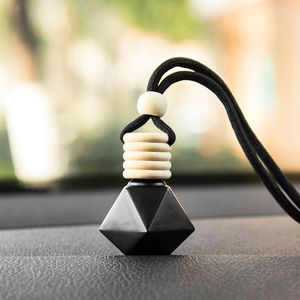 Car Bottle Hanging Diffuser Pendant Essential Aromatherapy Bottles Air Fragrance Freshener Interior Keep Perfume Bottle