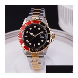 Armbandsur Matic Date Luxury Fashion Watch Men and Women of the Steel Belt Movement Quartz Clock Watches Drop Delivery Otavi