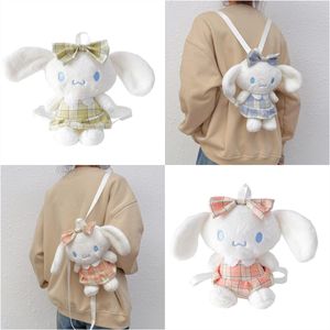 Serie anime Nuova abito da cane bianco trasformato in abbigliamento peluche per peluche per bambini Attività regalo per bambini Prendi la bambola della macchina