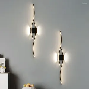 Wandlampen Lampe LED LONG STRIP HOME Dekorative Wandleuchter für Wohnzimmer Hintergrund Restaurant Schlafzimmer moderne Beleuchtungsvorstellungen