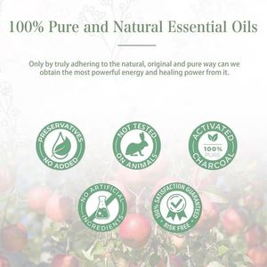 Massagem corporal Oil essencial de massagem natural massagem Óleo de óleo leve e não irracional suprimentos corporais com aroma calmante para