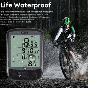 Bicycle Speedometer Waterproof Cycling Wired Speed Counter Code Table Digital MTB Bike Computers Cycling Riding Accessories