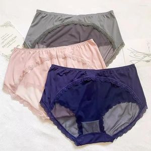 女性用パンティー3PC/セット薄いレース透明メッシュソフト通気性のあるセクシーな下着ブリーフプラスサイズ5XL女性アンダーパンツ