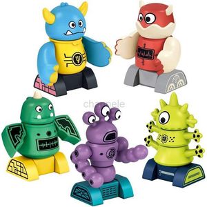 Dekompressionsleksakstransformation Toys Robots Magnetiska leksaksmagnetblock Set för barn Staping Toy STEM Utbildningsspel för pojkar och flickor Barn 240412