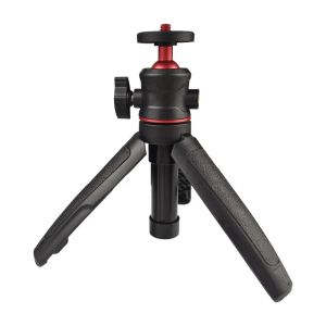 Stativ Ny 276mm DSLR SLR Telefon Tripod W 360 Ballhead Cold Shoe Phone Mount For Mic Led Light Mini TripoD för iPhone 15 14 13 12 Sony