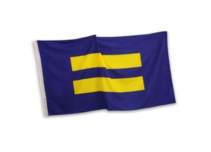 Limited Human Rights Campaign LGBT Equality Flags 3039X5039 Foot 100D Polyester High Quality With Brass Grommets2533243