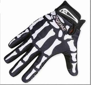 Mens Designer Biker Racing Gloves Summer Winter Five Fingers Gloves Finger Protected Skull Printed Breatble Gloves271D T220815859698748