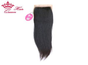 Queen Hair Products Brazilian Virgin Human Straight Hair Silk Base Closure7748533