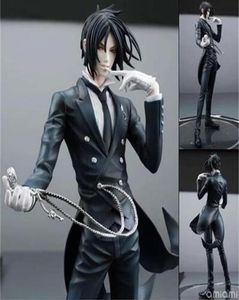 20 cm Schwarzer Butler Sebastian Michaelis Anime Doll Cartoon Figur PVC -Sammelmodell Spielzeug Action Figur für Freunde Geschenk T2001069226677