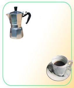 3CUP6CUP9CUP12CUP Cafeteira de cafeteira alumínio Mocha Espresso Pote de cafeteira Moka Pot Coffee Maker5192194