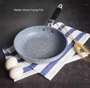 Geetest Marble Stone Nonstick Frying Frying Pan with耐熱性ベイクライトハンドル顆粒誘導卵Slieddishwasher Safe9558216