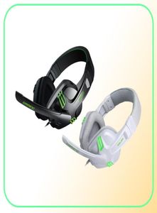 Ny KX101 35mm Wired Earphone Gaming Headset PC Gamer Stereo hörlurar med mikrofon för dator detaljhandel16412986916531