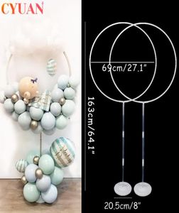 2Set Circle Balloon Arch Frame Ballionsist Holder Kit DECORAZIONI DELLA FATTURA Decorazioni per feste di compleanno Balone per bambini Baby Shower Y09058854