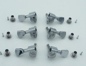 Chrome Grover Guitar Tuing Peg Machine Heads Tuners Electric Guitar Tuning Pegs3763364