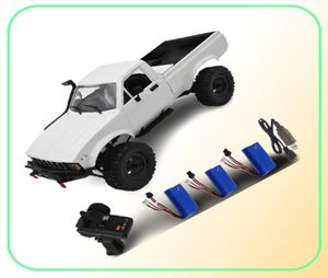 WPL C24 Uppgradering C241 116 RC CAR 4WD Radiokontroll Offroad RTR Kit Rock Crawler Electric Buggy Moving Machine S Gift 2201195590267