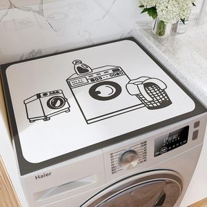 Ковры стиральная машина покрывает холодильник микроволновой пыли, поглощающий коврик для ванной комнаты без скольжения коврик