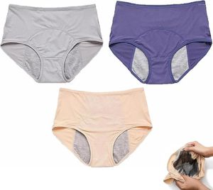 Frauen Höschen 3 -Pack -Set Everdries Leckproof Ladies Unterwäsche - für über 60#S Inkontinenz weibliche atmungsaktive Hose