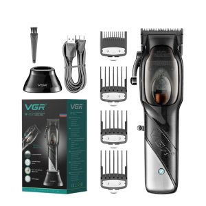 Clippers VGR002 9000RPM Magnetic Motor Salon Hair Cut Machine Cordless Rechargeable Professional Hair Clipper for Men