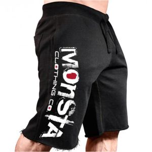 Byxor bomullssport shorts män snabb torr fit löpning shorts joggings män gym fitness shorts träning korta byxor