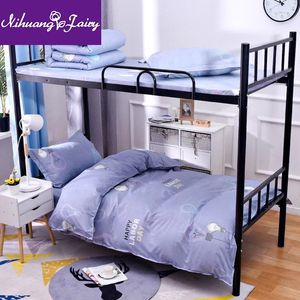 Set di biancheria da letto Dormatorio studentesco 1,2 m Foglio da letto Set a tre pezzi Set a tre pezzi da 0,9 m Camera da letto Upper e Bassa Copupettipiumino da 1,5 m