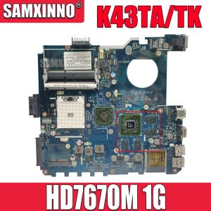 Scheda madre per Asus K43T K43ta K43TK X43T Laptop Madono QBL50 LA7551P Motherboard HD7670M 1G 100% Lavoro di prova.Nuovo originale!