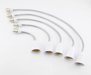 18 28 38 48 58cm E27 Conversores de base da lâmpada LED flexível E27 para E27 Extensão do tom de túmulo Adaptador do lâmpador de parede do cabo do cabo do cabo de parede