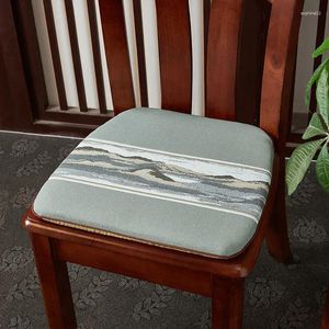 Kudde Four Seasons Universal Horseshoe-formad högkvalitativ Jacquard Matsstol Non-Slid Mat Lving Room Study Decor Seat Pad