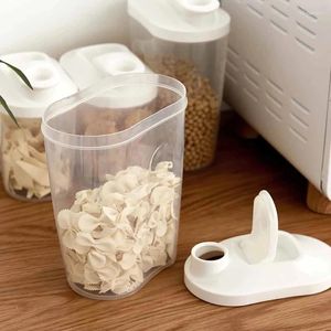 収納ボトルスタイリッシュな食品容器スペース節約プラスチックキッチン冷蔵庫スタッカブルヌードルボックス保存高品質