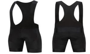 Pure Black Cycling Shorts 5D Gel Pad Bib Short Mtb Pants Män Kvinnor Cykelcykel Summer Cykelkläder2229855