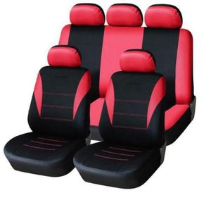 Universal Car Seat Cover 9st Full Covers Fitings Sedans Auto Interiörbilar Tillbehör Lämpliga för vårdskydd F018635654