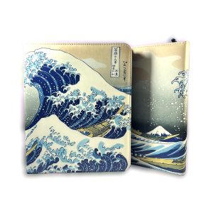 Games Great Wave Trading Card Album hält 900 Karten 50 abnehmbare Seiten 9 Taschen mit 3 Ringen Reißverschluss Binder für MTG /YGO Sportkarten