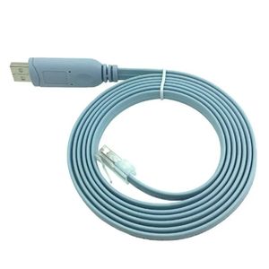 2024 NOWOŚĆ Rozszerzenie USB Kabel konsoli RJ45 USB do RJ45 PL2303 Chip+RS232 SHIFTER dla adapter