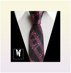 Fashion Slim Tie Music Piano Student Neck Tie Ties Gifts To Men Butterfly Shirt Music Tie2657343
