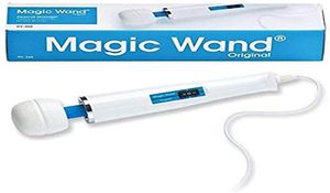 Magic Massager with 30 Powerful Speeds 110V220V Vibrating Patterns Wireless Personal Full Body Wand Massager for Back Neck Shoul4039426