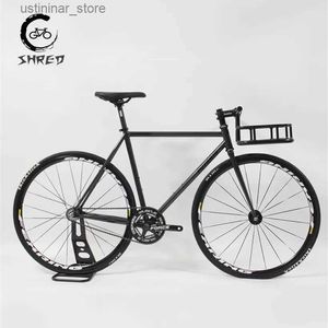 Rowery jazdy pizz-U1 stałego biegu rower 700c Track Pojedynczy prędkość rower z płaskimi szprychami Wheeletreynolos 853 Stal Fixie ramka 52,5 cm 55 cm L47