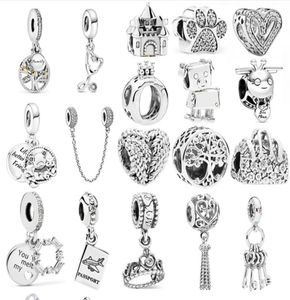 New Windmill Bear Fox Crown Moom Love Anhänger Pends Pace Original Charms Silber Farbarmband Frauen Schmuck 5537349