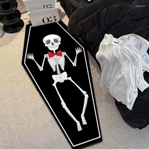 Bath Mats Halloween Badrumsmatta Dark Gothic Rug vardagsrum Dekor Dirtiest Intestant Carpet Event Party